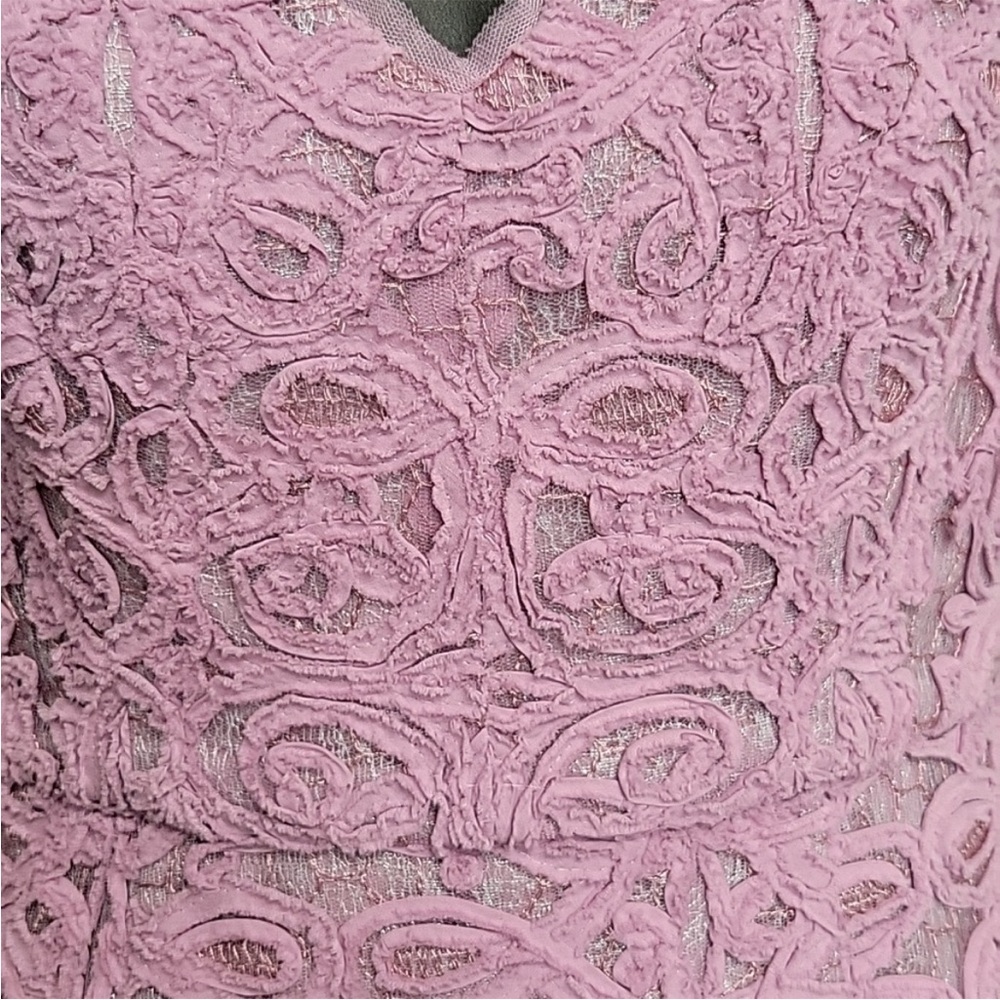 BCBGMaxAzria Lavender Lace Mini Dress - Picture 2 of 6